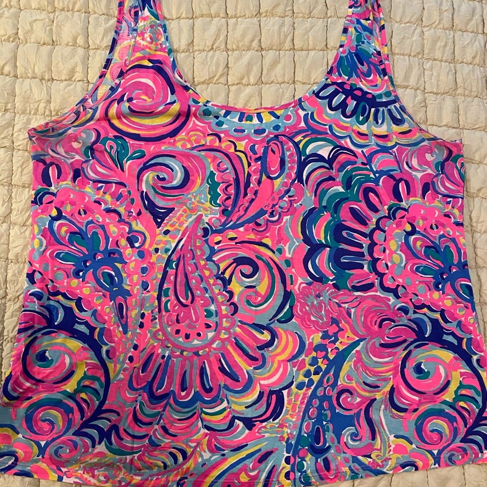 Lilly pulitzer tank - pima cotton